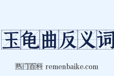 玉龟曲反义词是什么意思的图片